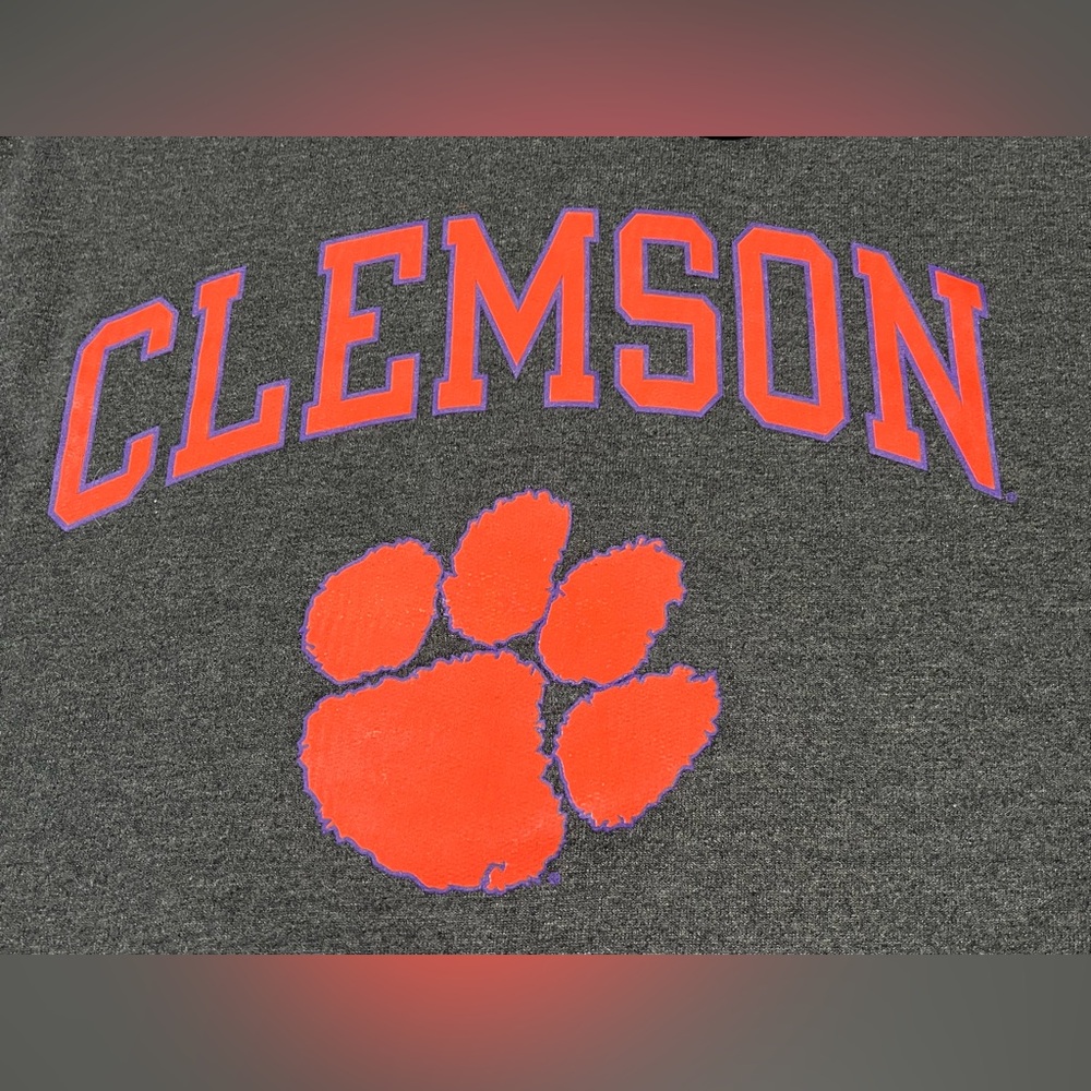 Champion Clemson University Tigers Pullover Gray Hoodie - Picture 3 of 7